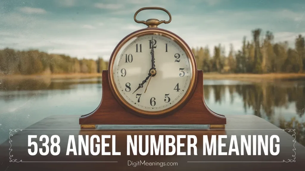538 Angel Number Meaning