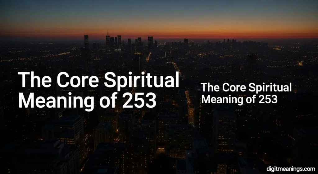 The Core Spiritual Meaning of 253